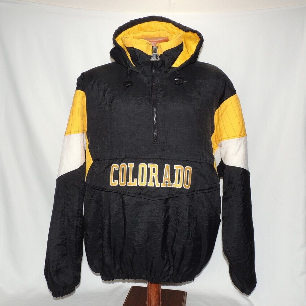 Vintage 1/2 Zip Starter Jacket Colorado Buffaloes Men's Large Coach Prime